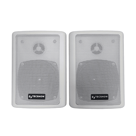 Parlantes Ambientales Tecshow DOME W4.5 Blanco (par)