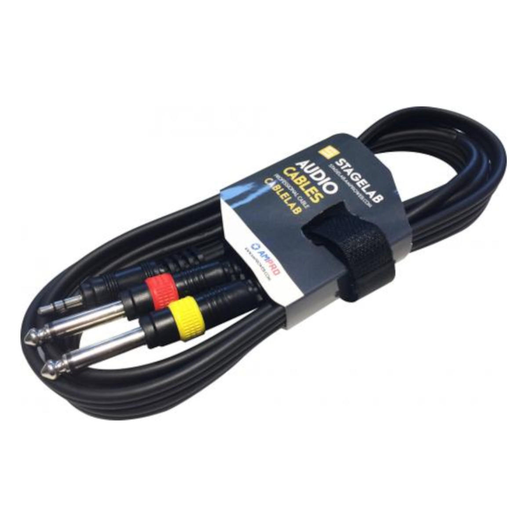 Cable Mini Plug TRS a 2x Plug TS Stagelab CLM-PMP2