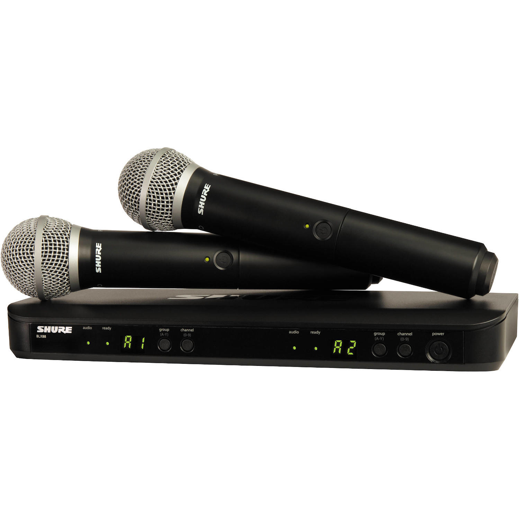 Microfono inalambrico de mano doble Shure BLX288/PG58-M15