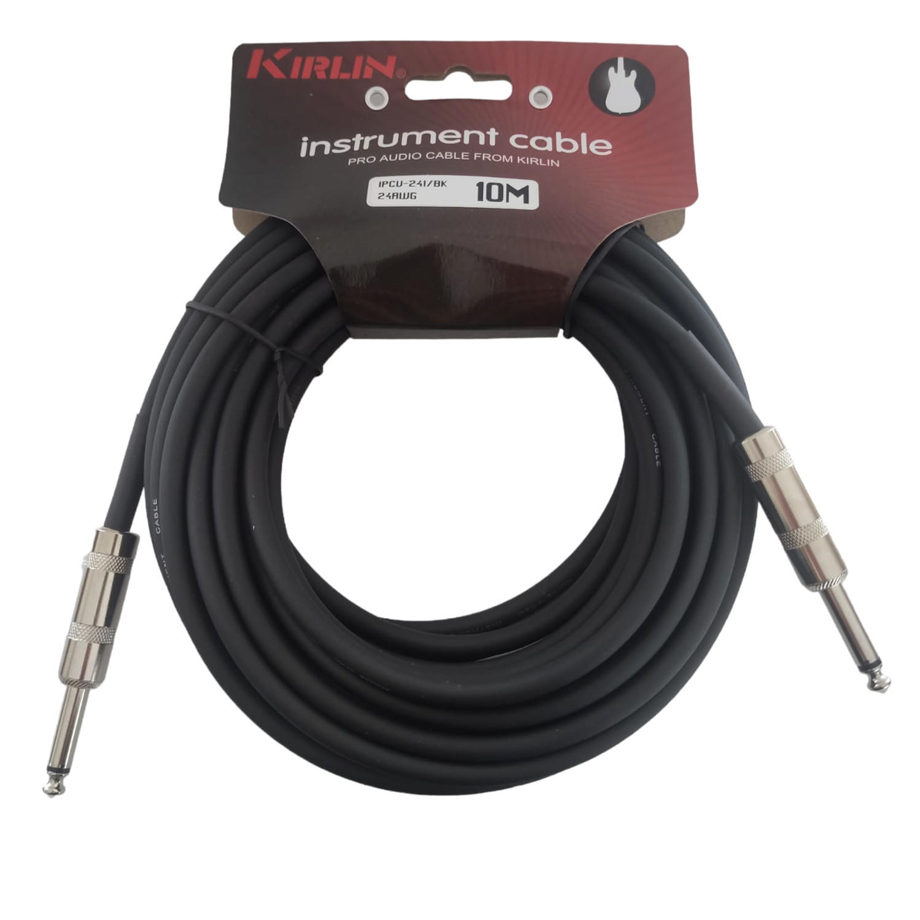 Cable de Instrumento 10 mt Kirlin IPCV-241/BK 10M