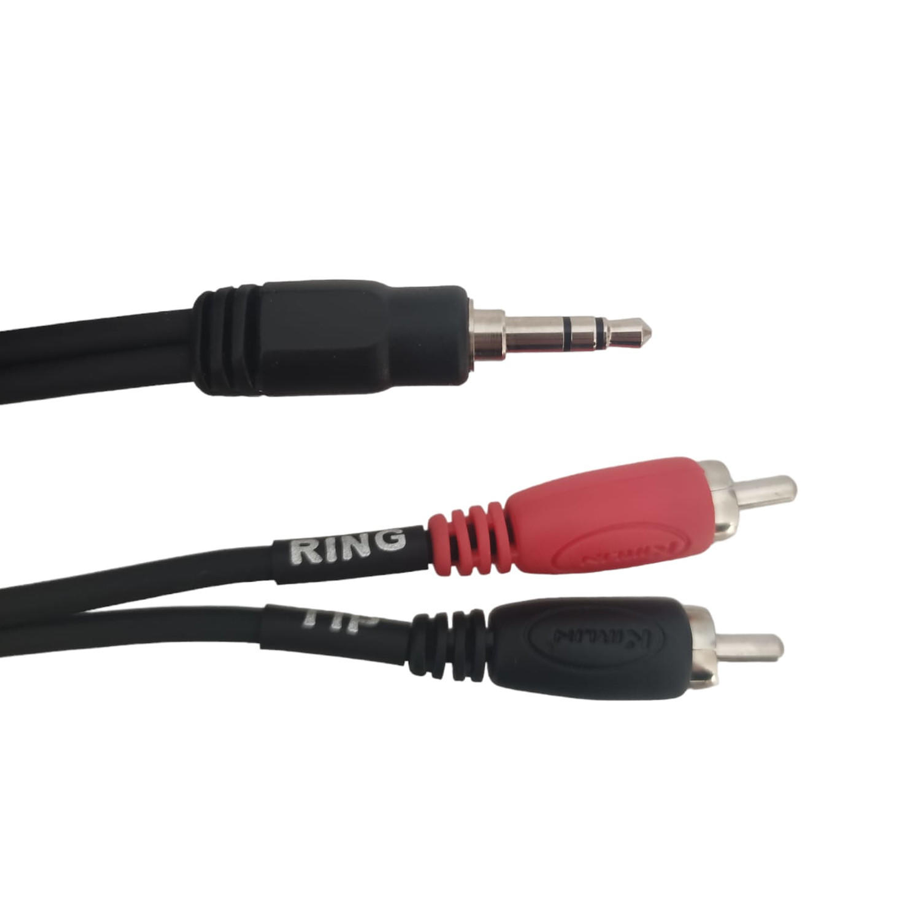 Cable Estereo 3mt de Miniplug a RCA Kirlin YE-364L-3M/BK