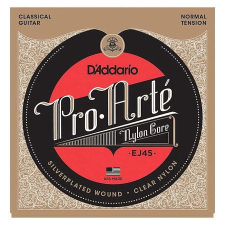 Cuerdas para guitarra clasica D'Addario EJ45