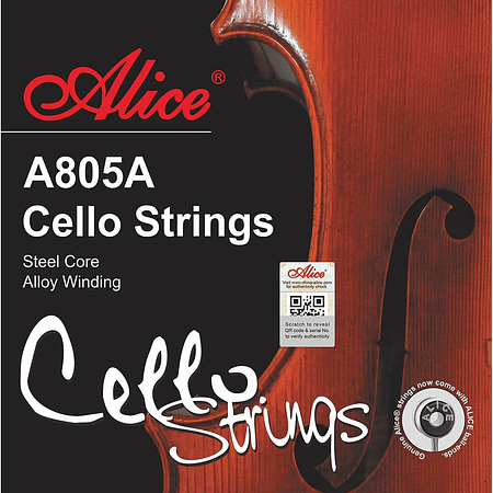Set de cuerdas para violonchelo Alice A805