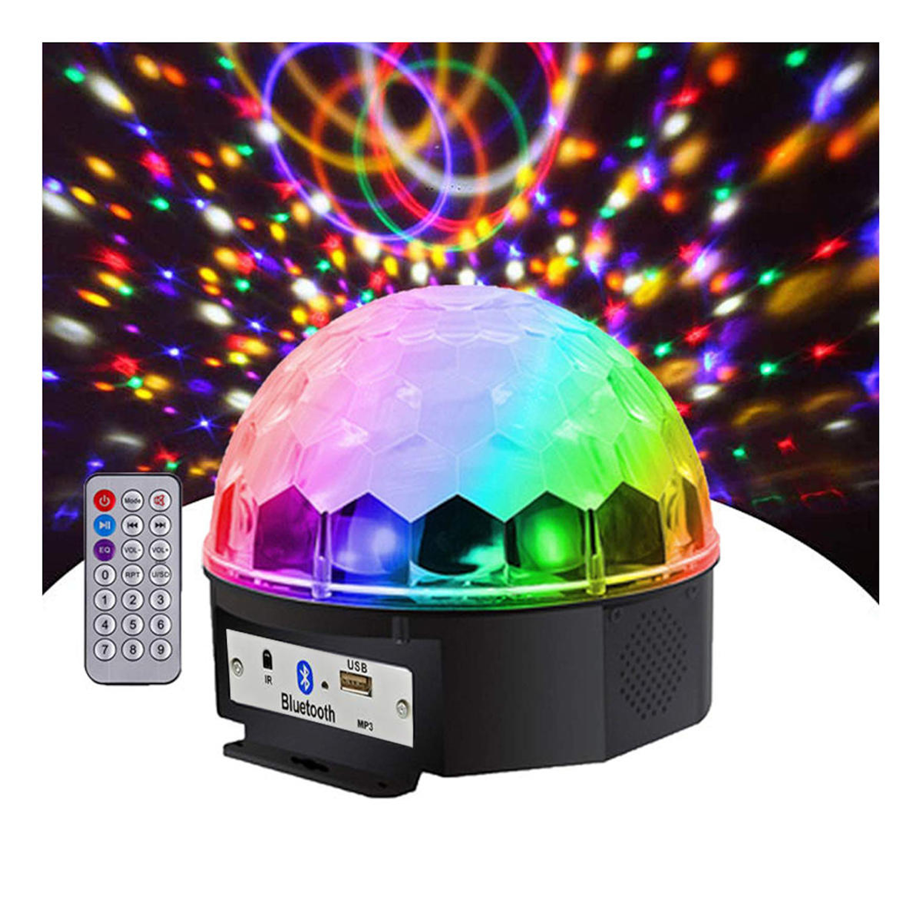 Efecto de Luz LED con MP3 Fidek Magic Ball 3795 BT