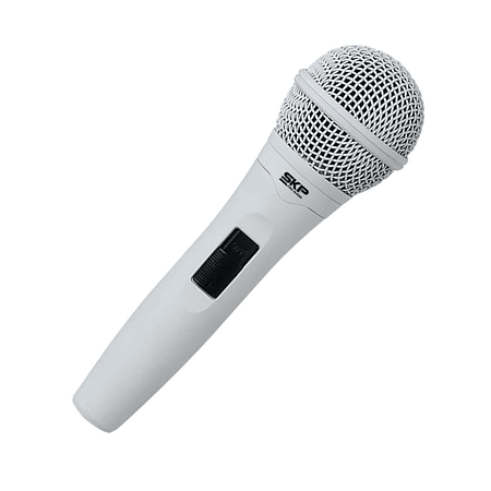 Microfono Vocal Dinamico SKP PRO-92 XLR White