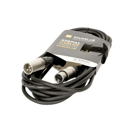 Cable Microfono XLR 3mt Stagelab CLM-XMXF3