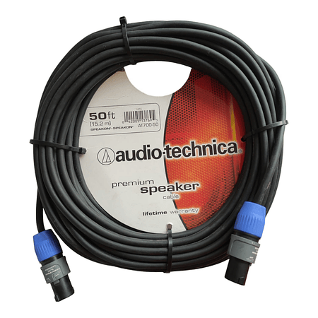 Cable Speakon-Speakon 15 metros Audiotechnica AT700-50