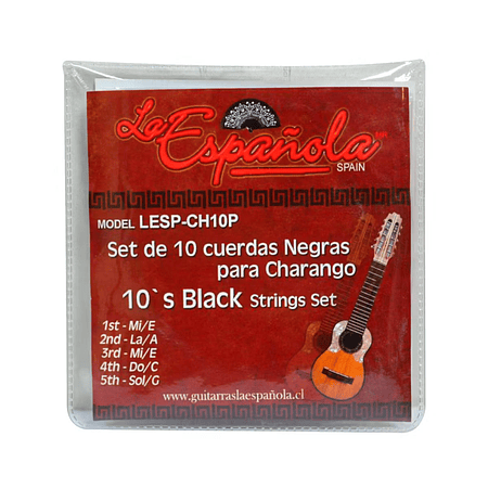 Set de cuerdas para charango La Española LESP-CH10P