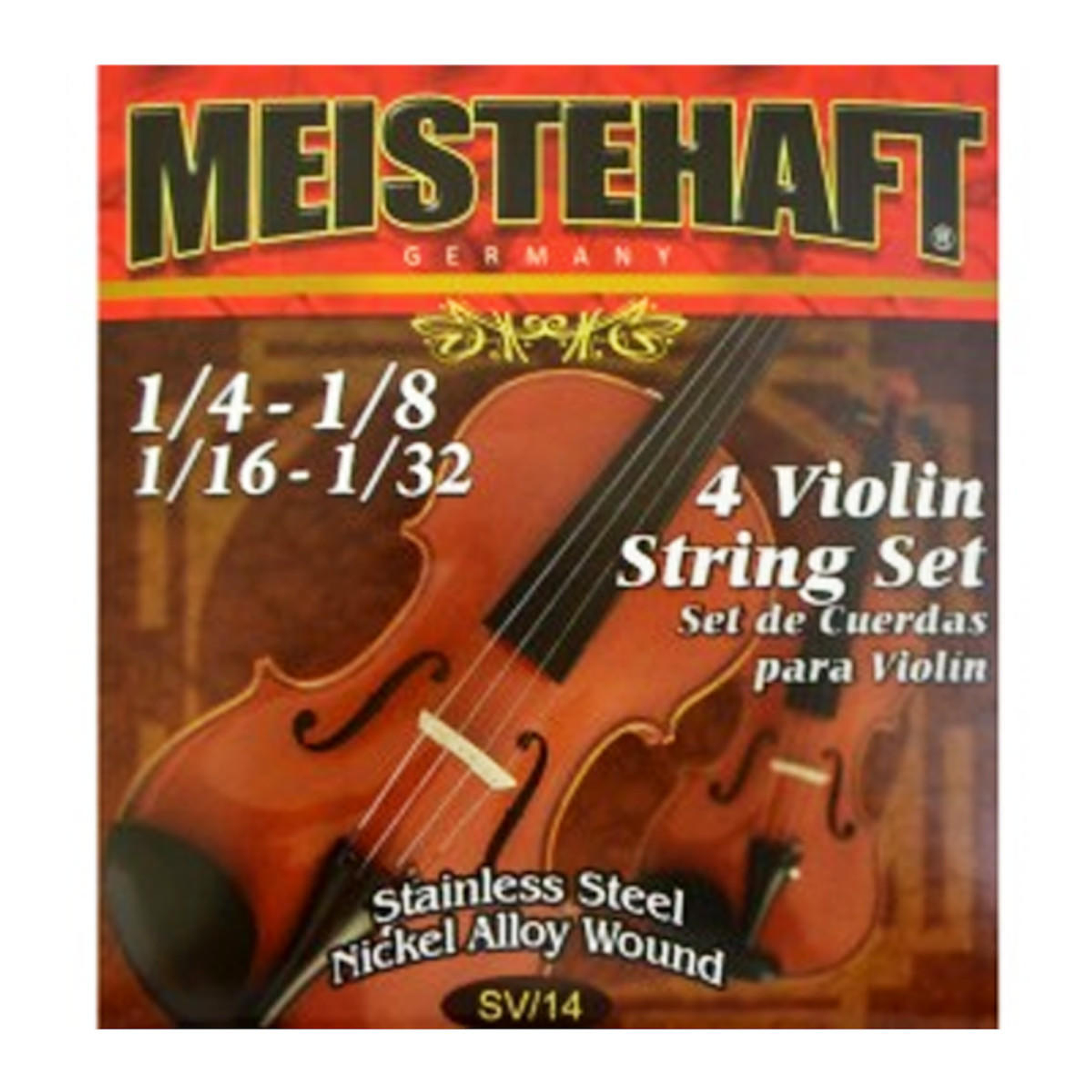 Set de cuerdas para violin 1/4 Meistehaft SV/14