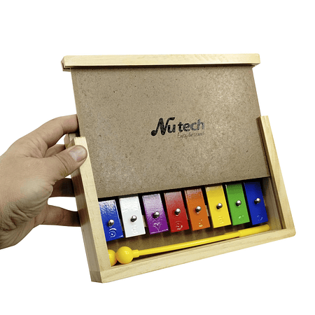 Metalofono 8 notas colores Nutech 5937