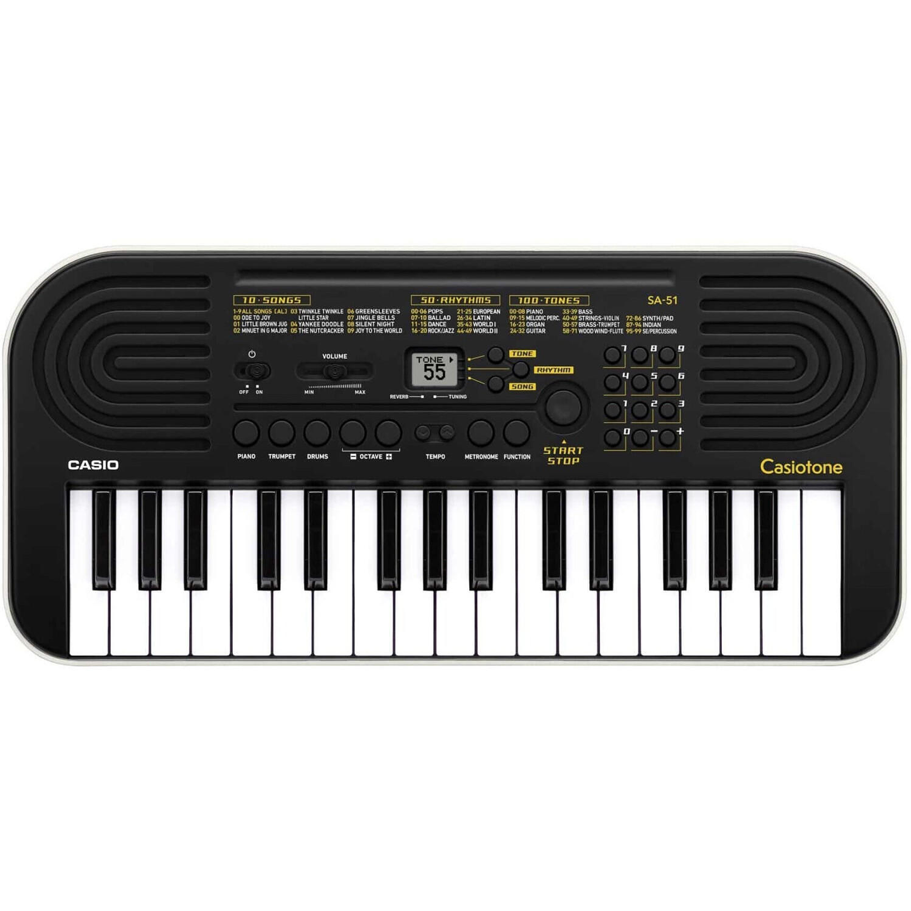 Teclado Infantil Casio SA-51 con fuente de poder