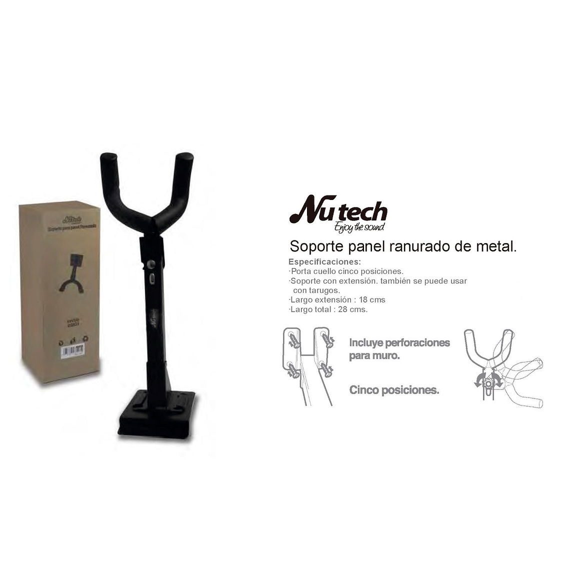 Soporte para guitarra Nutech 5801 2