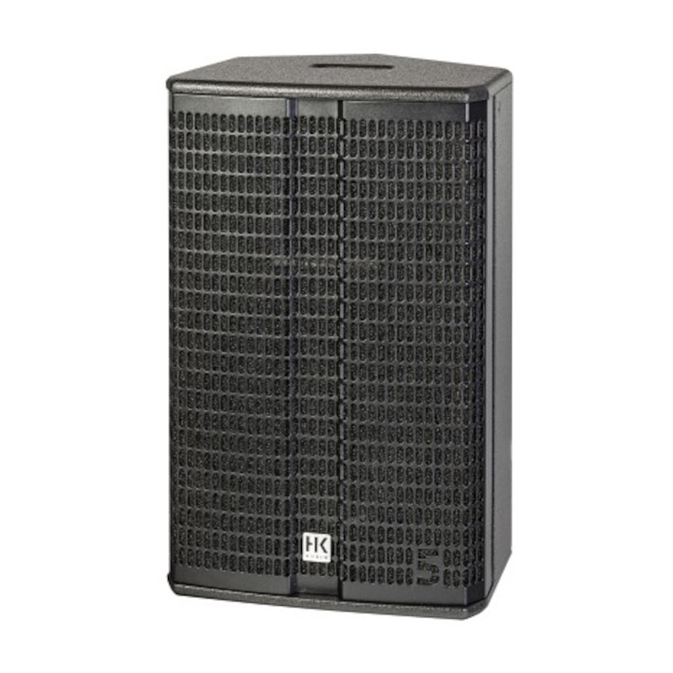 Caja Activa HK Audio LINEAR 5 MKII 112 XA con Atril 1