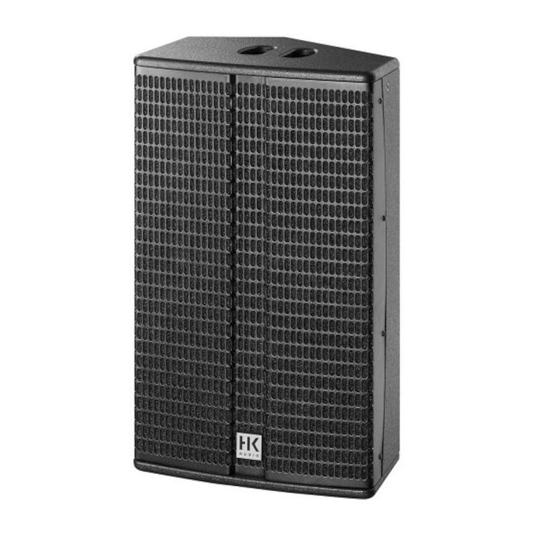 HK Audio LINEAR 3 112 XA | Altavoz activo de 1200W con tecnología DSP, MultiGrip y atril incluid 1