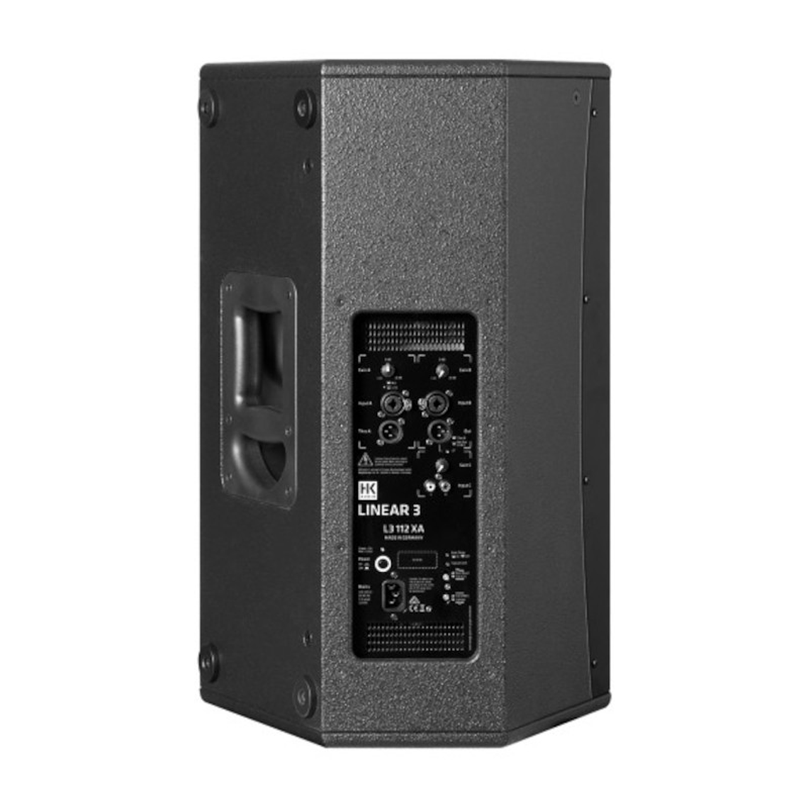 HK Audio LINEAR 3 112 XA | Altavoz activo de 1200W con tecnología DSP, MultiGrip y atril incluid 3