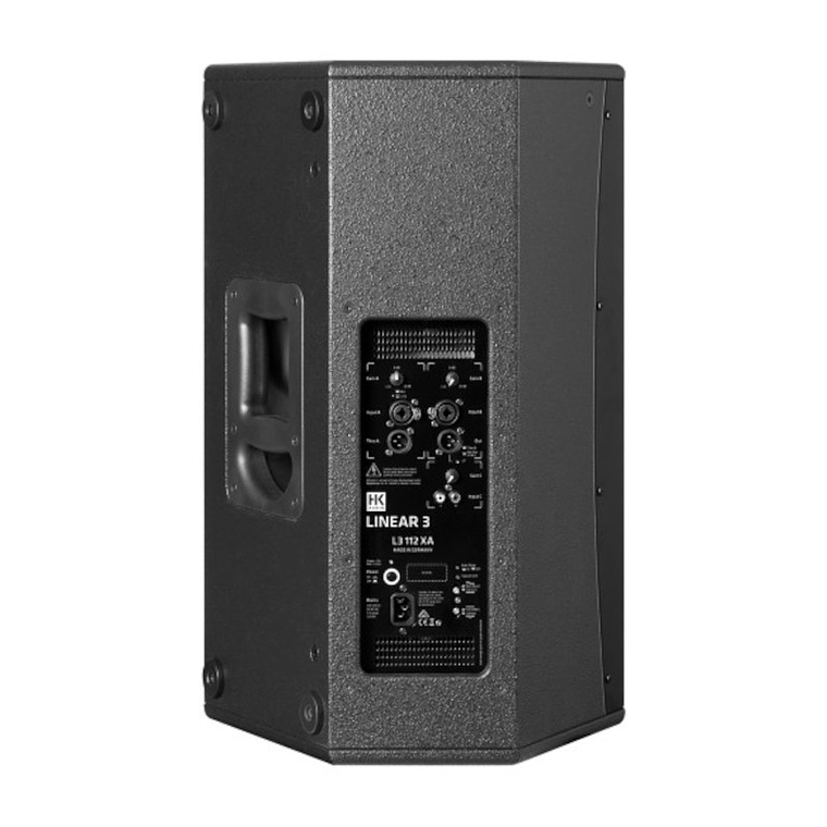 HK Audio LINEAR 3 112 XA | Altavoz activo de 1200W con tecnología DSP, MultiGrip y atril incluid 3