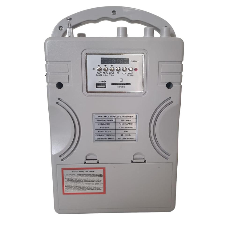 Amplificador portatil de voz Fidek PA-904U 4