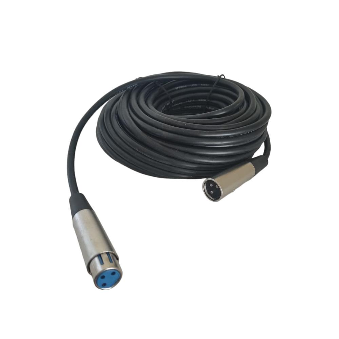 Cable Microfono XLR-XLR 15 mts Mekse CC-15 1