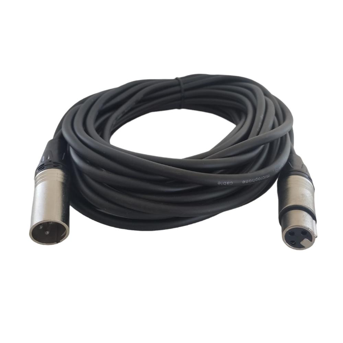 Cable XLR para Microfono 10mt Nutech 7237 1