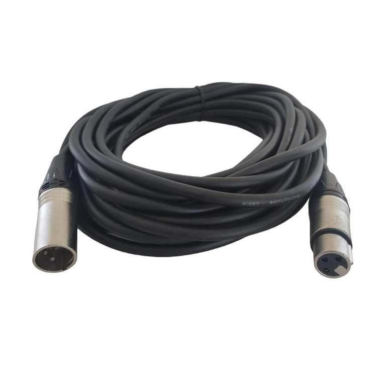 Cable XLR para Microfono 10mt Nutech 7237 1