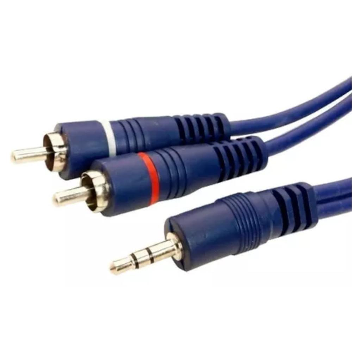 Cable mini plug stereo a 2 RCA Alpha Pro CAA-600 2