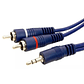 Cable mini plug stereo a 2 RCA Alpha Pro CAA-600 - Miniatura 2