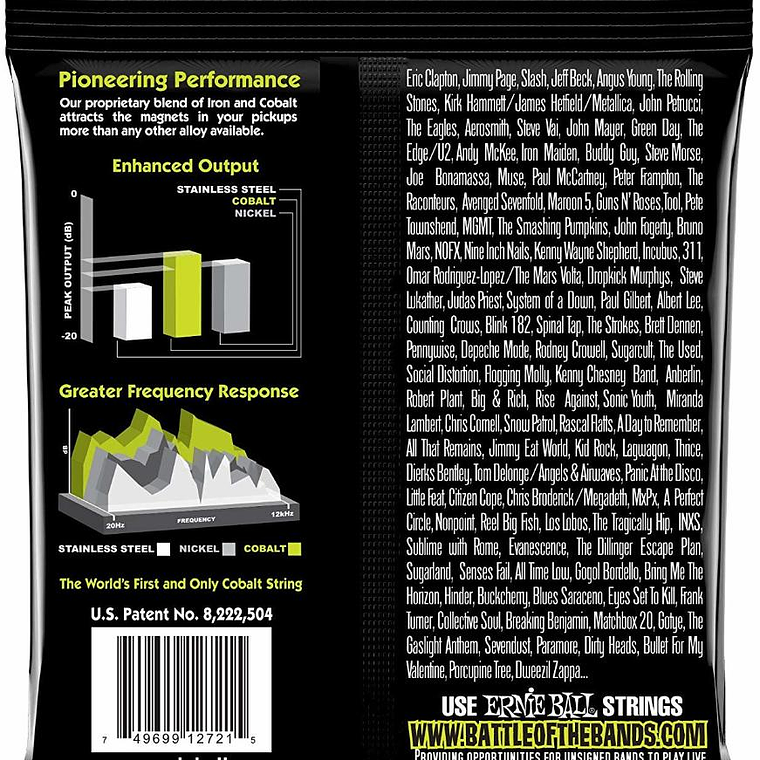 Cuerdas para guitarra electrica Ernie Ball P02720 2