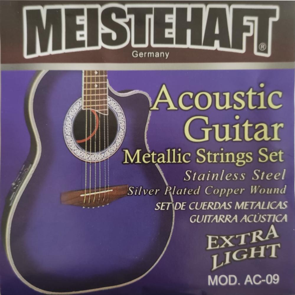 Cuerdas metalicas para guitarra acustica Meistehaft AC-09 1