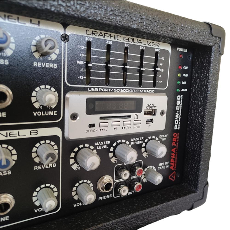 Cabezal Amplificado Alpha Pro POW-260 3