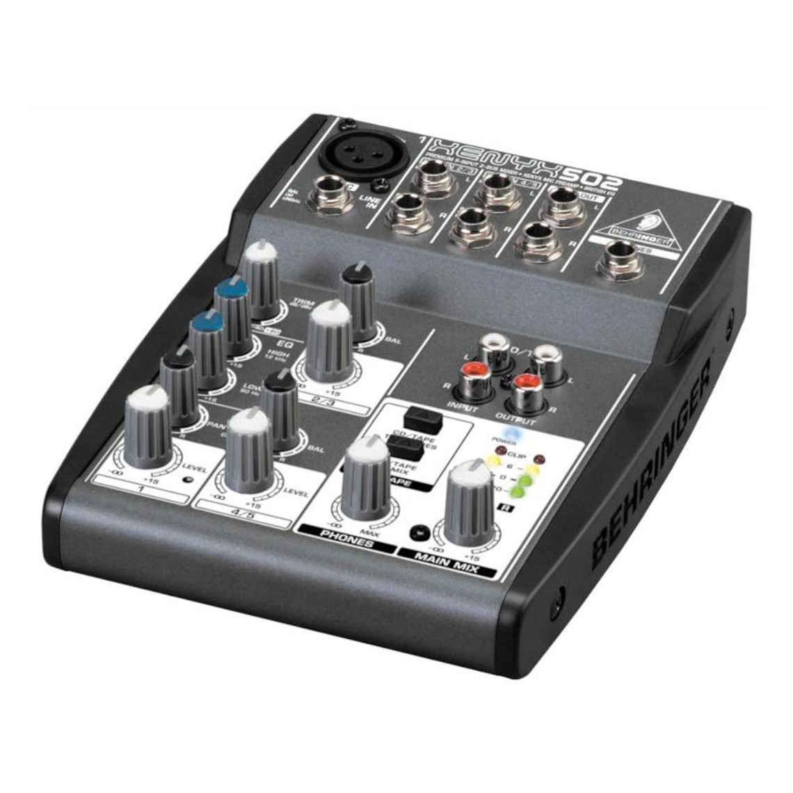 Mixer Analogo de 3 canales Behringer XENYX 502USB 2