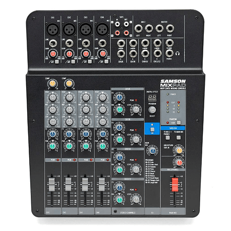 Mixer analogo 12 canales Samson MXP124FX BK