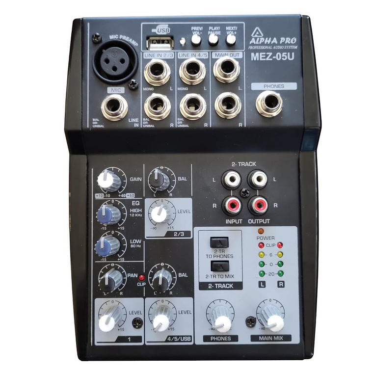 Mixer Analogo USB Alpha Pro MEZ-051 1