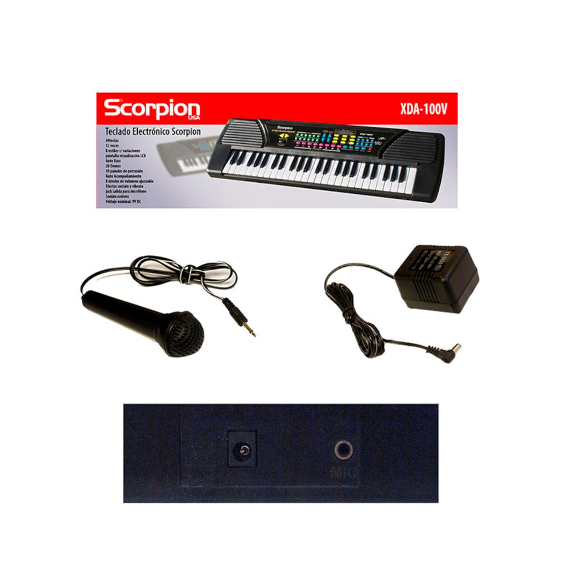 Teclado para niño Scorpion XDA-100V 2