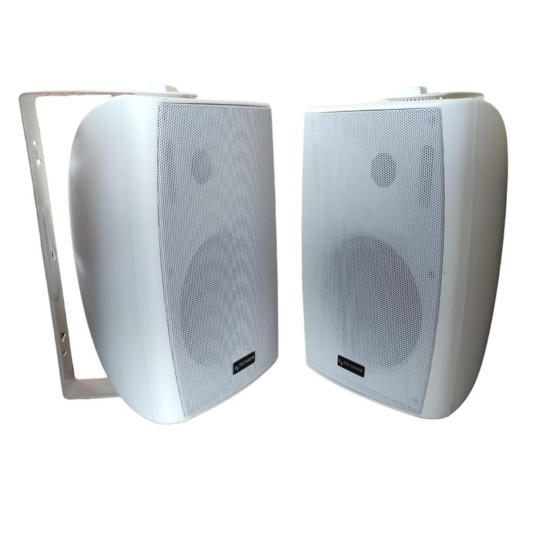 Parlantes Ambientales Tecshow DOME W6.5 Blanco (par) 2