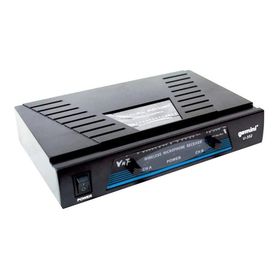 Sistema Inalambrico Doble de Mano Gemini U-352 2