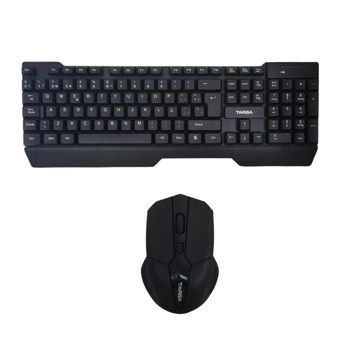 Combo Kit Inalambrico Teclado + Mouse Targa TG KM70W 2