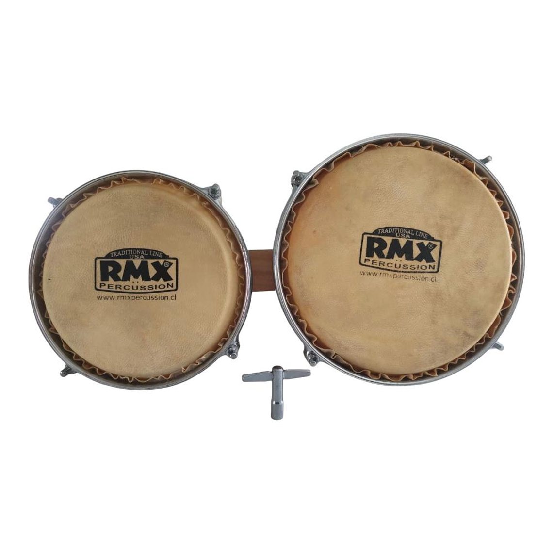 Bongo 7'' + 8'' con bolso RMX W7080 Natural 040IMT4042 2