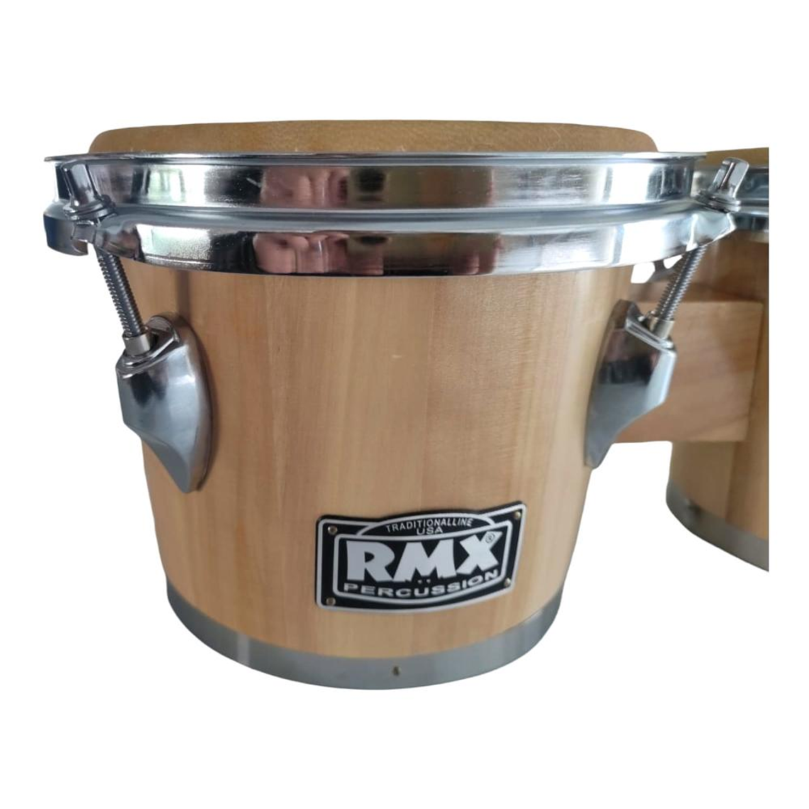 Bongo 7'' + 8'' con bolso RMX W7080 Natural 040IMT4042 4