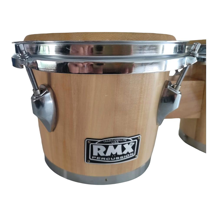 Bongo 7'' + 8'' con bolso RMX W7080 Natural 040IMT4042 4