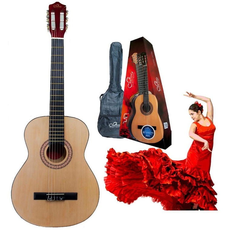 Guitarra Acústica 30'' Sevillana 08452 Natural 2