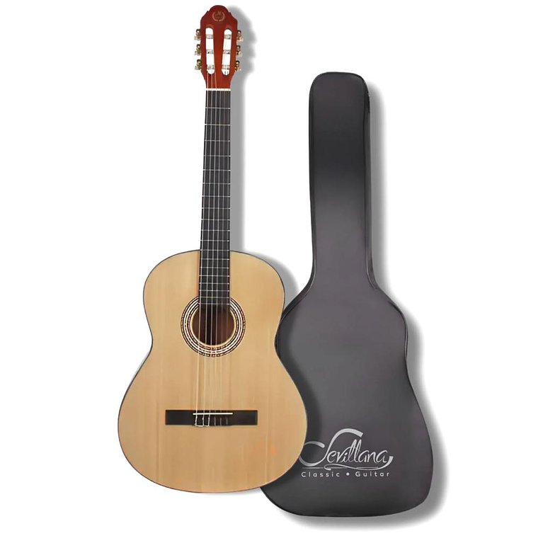 Guitarra Acustica 39 pulgadas Sevillana 08446 Natural 1