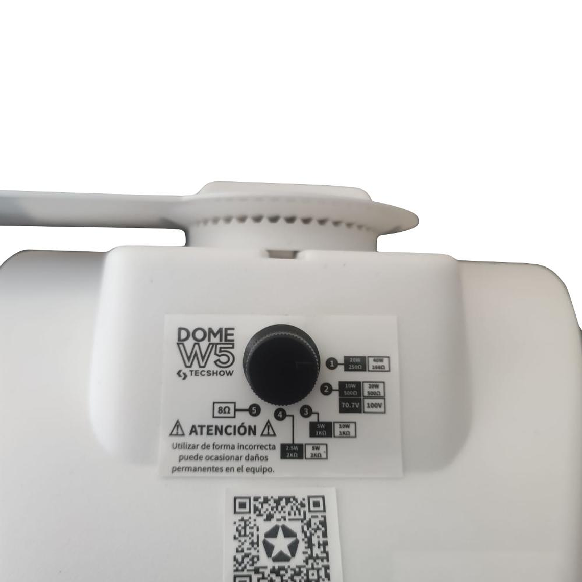Parlantes Ambientales Tecshow DOME W5 Blanco (par) 4