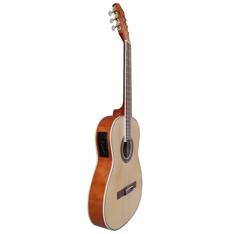 Guitarra Electroacustica Delgada 39'' Sevillana 8942 Natural 2