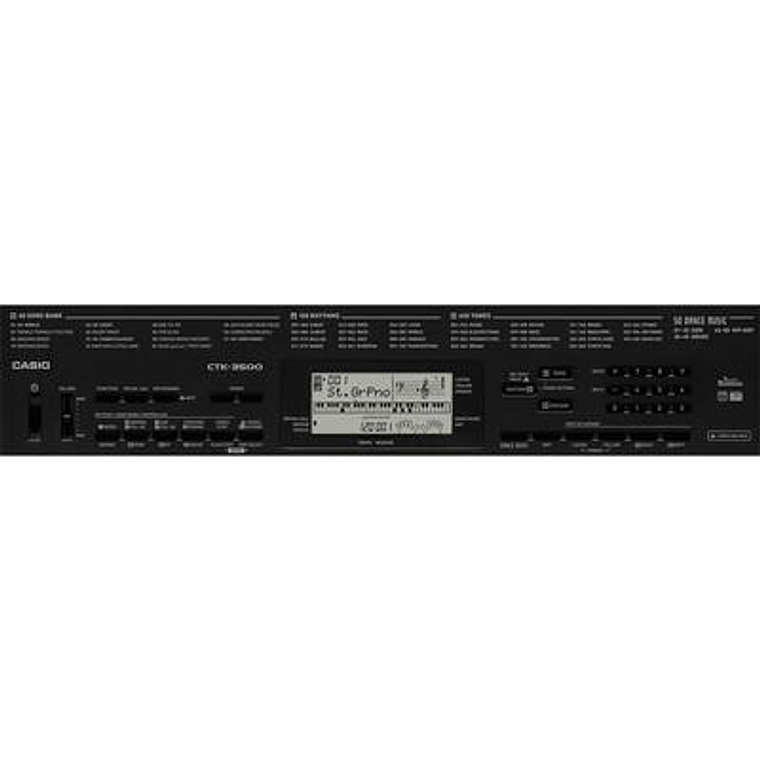 Teclado Casio CTK-3500 con fuente de poder 4