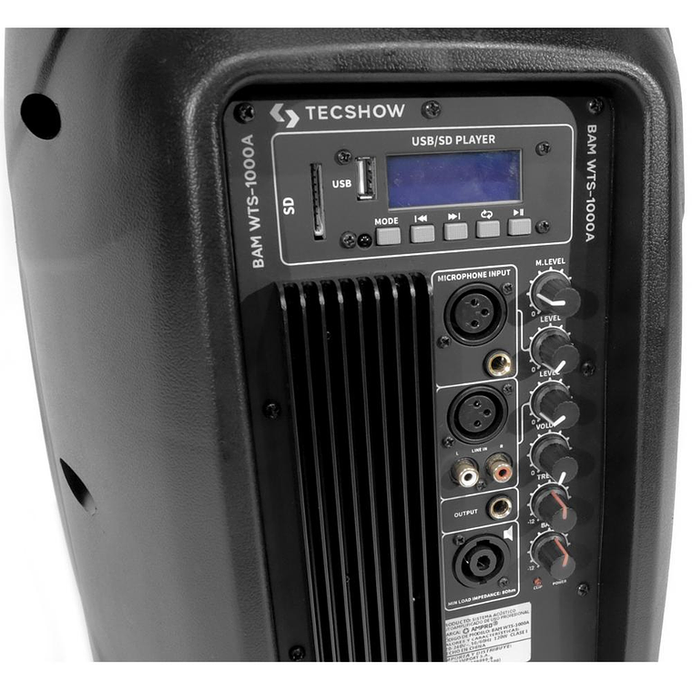 Caja Activa 10 pulgadas Tecshow BAM WTS-1000A 3