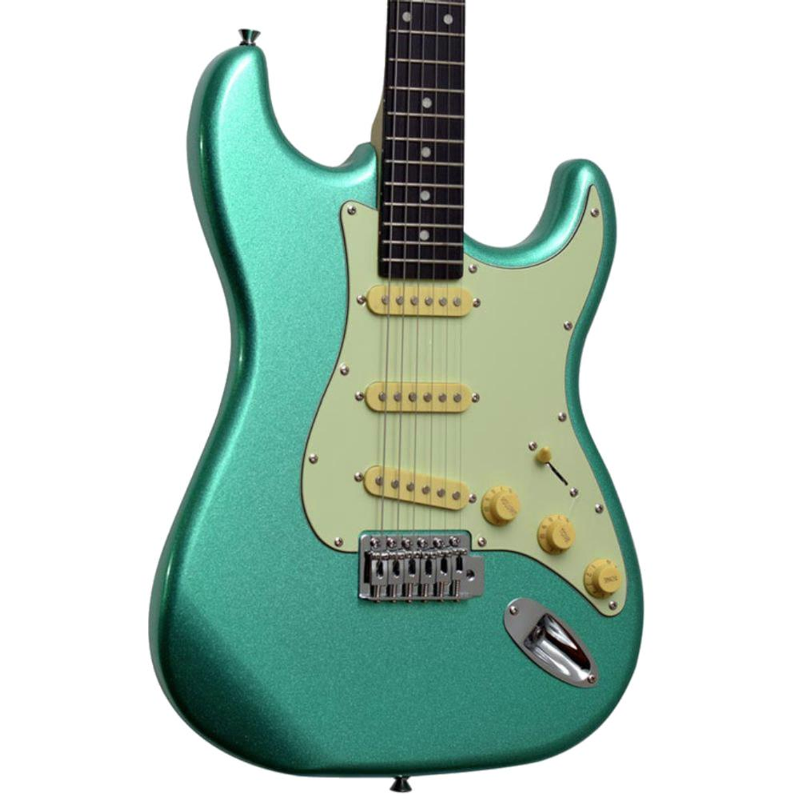 Guitarra Electrica Tagima TG-500 Metallic Surf Green 2