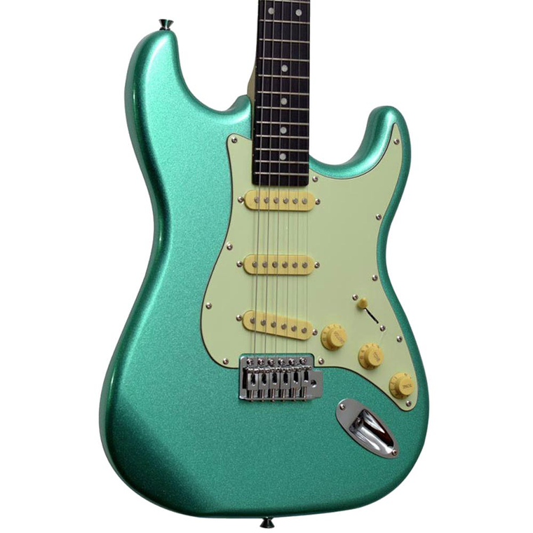Guitarra Electrica Tagima TG-500 Metallic Surf Green 2