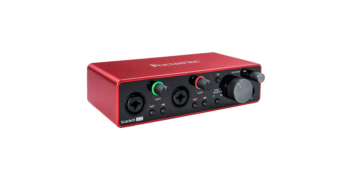 DTM・DAW Focusrite Scarlett 2i2 3rd Generation Interfaz Focusrite Scarlett 2i2 3rd. Gen