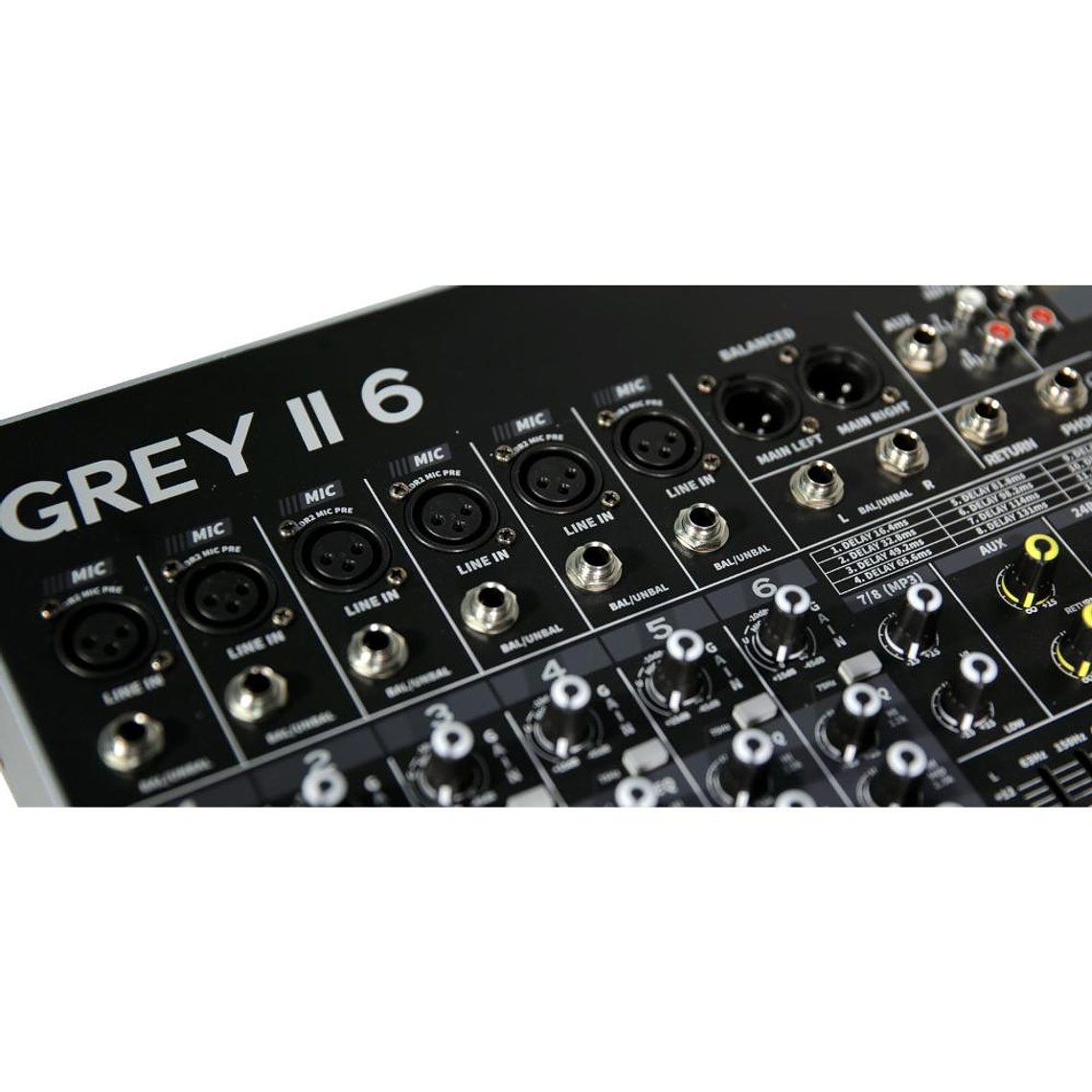 Mixer Analogo Tecshow Grey II 6 4