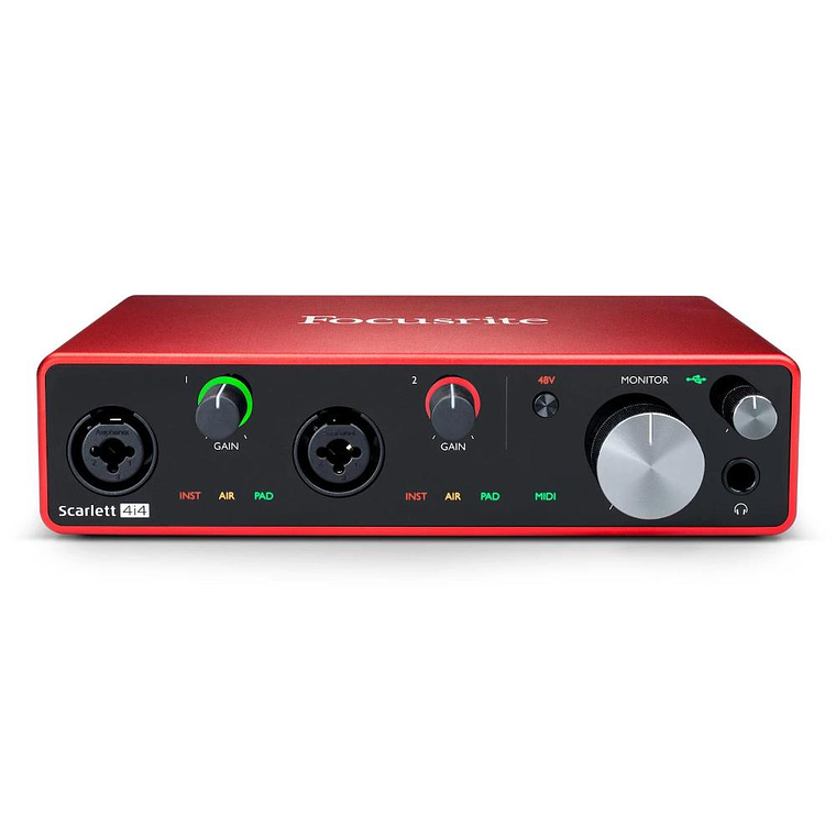 Interfaz Focusrite Scarlett 4i4 3rd. Gen 2